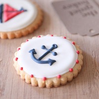 Nautical Anchor Cookies